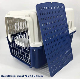 YES4PETS XL Dog Puppy Cat Crate Pet Rabbit Parrot Airline Carrier Cage W Bowl & Tray 72x53x53cm Kings Warehouse 