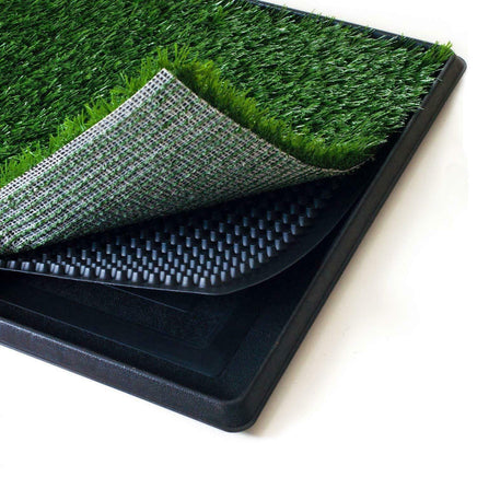 YES4PETS XL Indoor Dog Puppy Toilet Grass Training Mat Loo Pad Potty W 2 Grass Kings Warehouse 
