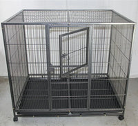 YES4PETS XXL Pet Dog Cat Parrot Cage Metal Crate Kennel Portable Puppy Cat Rabbit House Kings Warehouse 