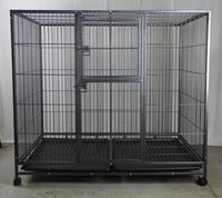 YES4PETS XXL Pet Dog Cat Parrot Cage Metal Crate Kennel Portable Puppy Cat Rabbit House Kings Warehouse 