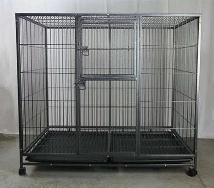 YES4PETS XXL Pet Dog Cat Parrot Cage Metal Crate Kennel Portable Puppy Cat Rabbit House Kings Warehouse 