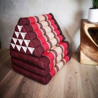 Yoga Thai relaxation Jumbo size cushions 3-Fold Zafu Meditation Cushion Set-100% Kapok Fibre XL JUMBO size KingsWarehouse 