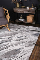 Yuzil Multi Abstract Wave Rug 280x380cm living room Kings Warehouse 