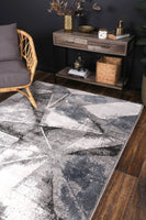Yuzil Multi Triangle Abstract Rug 280x380cm living room Kings Warehouse 