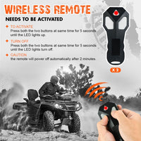 ZESUPER 12V Electric Winch 4500lb Synthetic Rope Boat Winch ATV Winch Trailer Winch 4WD Kings Warehouse 