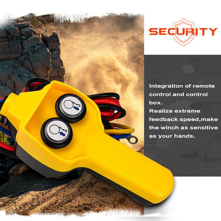 ZESUPER Electric Winch 2500LBS/1134KG 12V 15.2M Steel Cable ATV UTV 4WD 4X4 Boat Kings Warehouse 