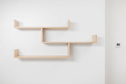 ZURICH MULTI LEVEL SHELF KIT (OAK) Kings Warehouse 
