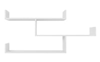 ZURICH MULTI LEVEL SHELF KIT (WHITE) Kings Warehouse 